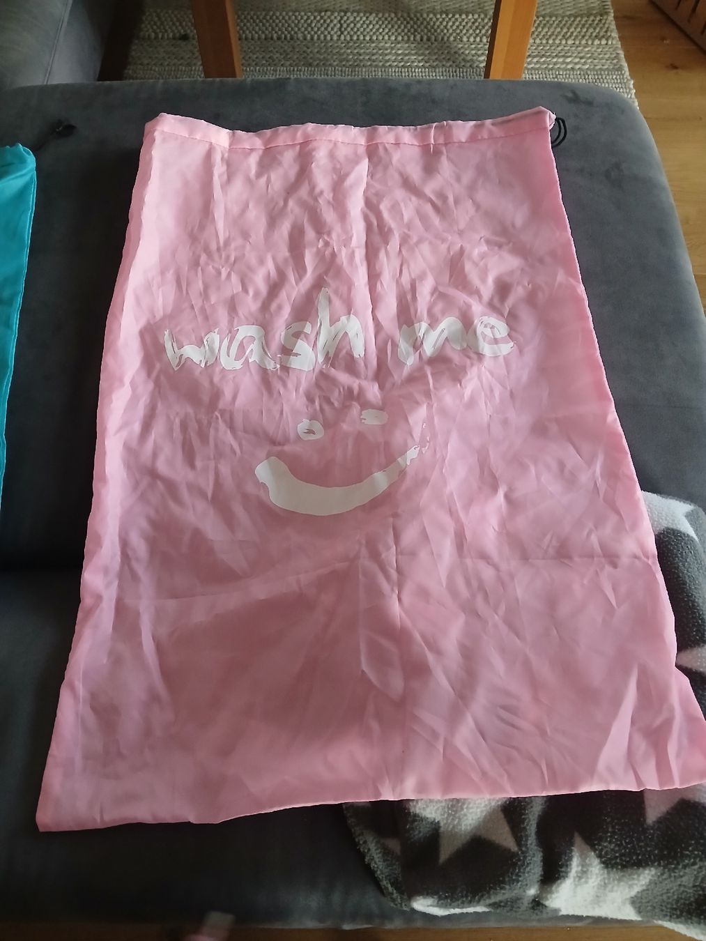 Wäschekörbe: Wäschesack wash me rosa – Neu (gemäss Beschreibung) aus Fislisbach von Quirlig07