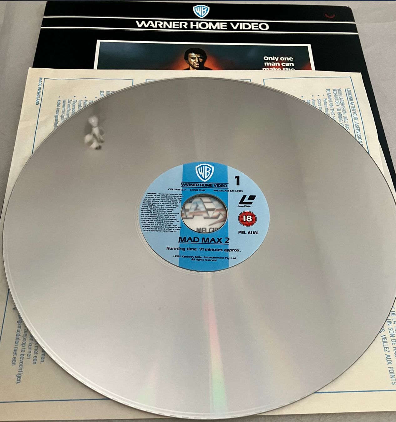 Alle DVDs: Laserdisc - MAD MAX 2 - englisch - Mel Gibson _ Angebot B – Gebraucht aus Stans von canberra04 2