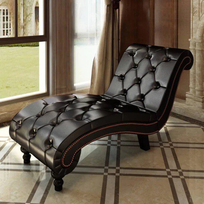 Sedie a sdraio: Chaise longue Marron Similicuir – Nuovo e nell'imballaggio originale da Broc venduto da SensuriMaison