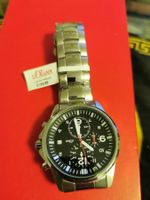 s.Oliver Uhr, neu mit Etikett, Herrenuhr Chronograph Metall