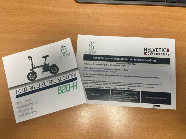 Biciclette: Kompakter E-Roller Ocean Drive, ideal für Camper – Nuovo (secondo la descrizione) da Konolfingen venduto da inf_gy82 5