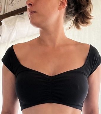 Costumi da bagno & Bikini: Crop-top noir bain dOKSANA taille 2-S, – Nuovo (secondo la descrizione) da Yverdon-les-Bains venduto da mat_tv6q