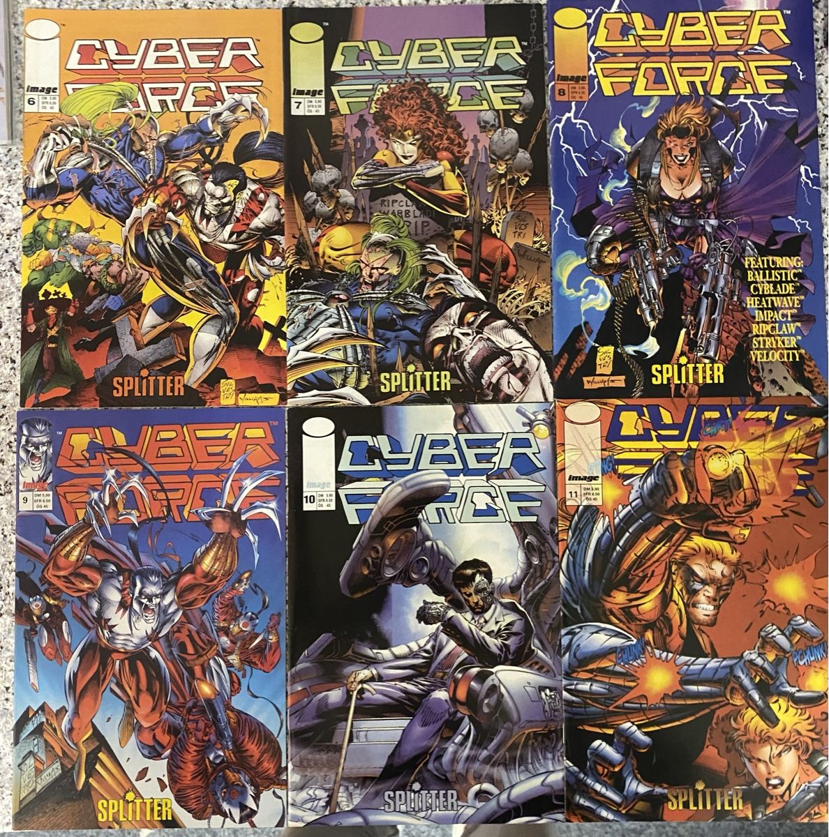 Fumetti: Cyber Force Image Spillter Comics 1-23 – Usato da Schleinikon venduto da kar_8ww7 1