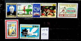CENTRAFRIQUE TIMBRES NEUFS 1970 COTE 19.90 EUROS /U532