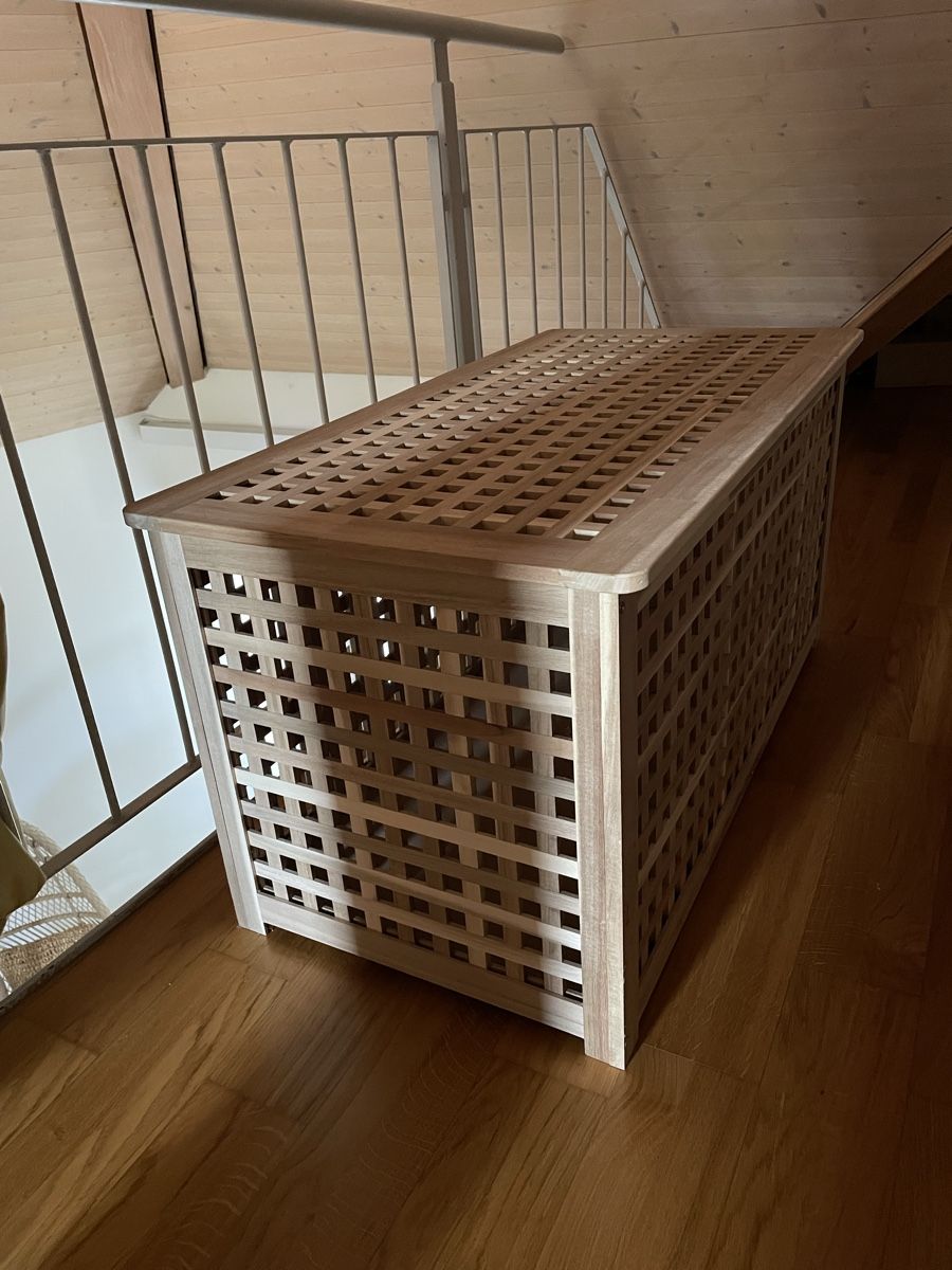 Ikea Truhen: IKEA Holz Truhe mit Deckel (Hol) – Gebraucht aus Muttenz von Tonsorten 1