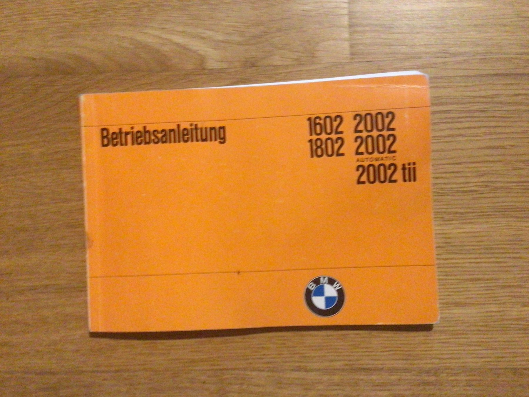 Tutti pezzi di ricambio auto: 2002 BMW Betriebsanleitung – Usato da Schleinikon venduto da Laegern99