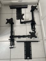 2x double support moniteur + support accessoires