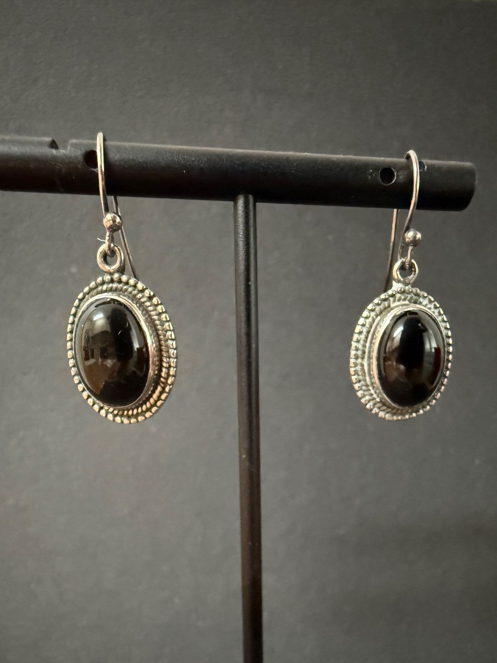 Boucles d'oreille: Silber Ohrringe mit Onyx 925 – D'occasion à Spiegel b. Bern par Rogger72 1