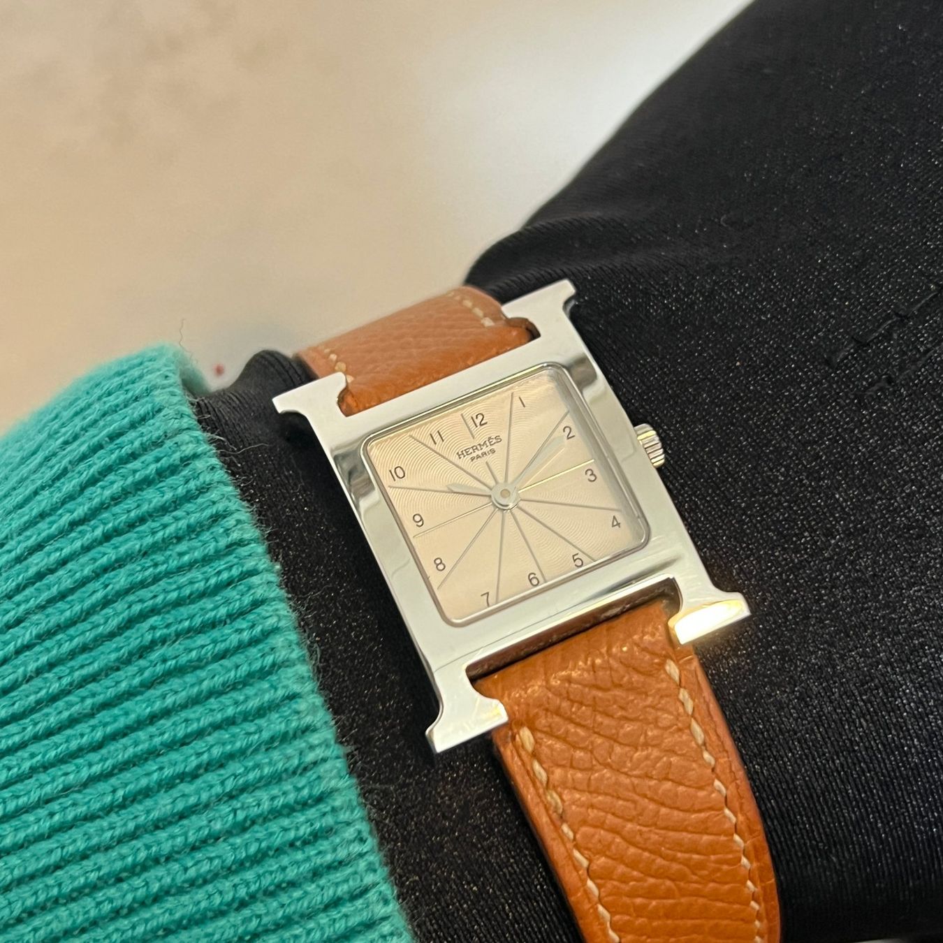 Hermès Orologi: Hermes H Watch Lady Full Set HH1.210 – Usato da Carouge GE venduto da Watchaser 3