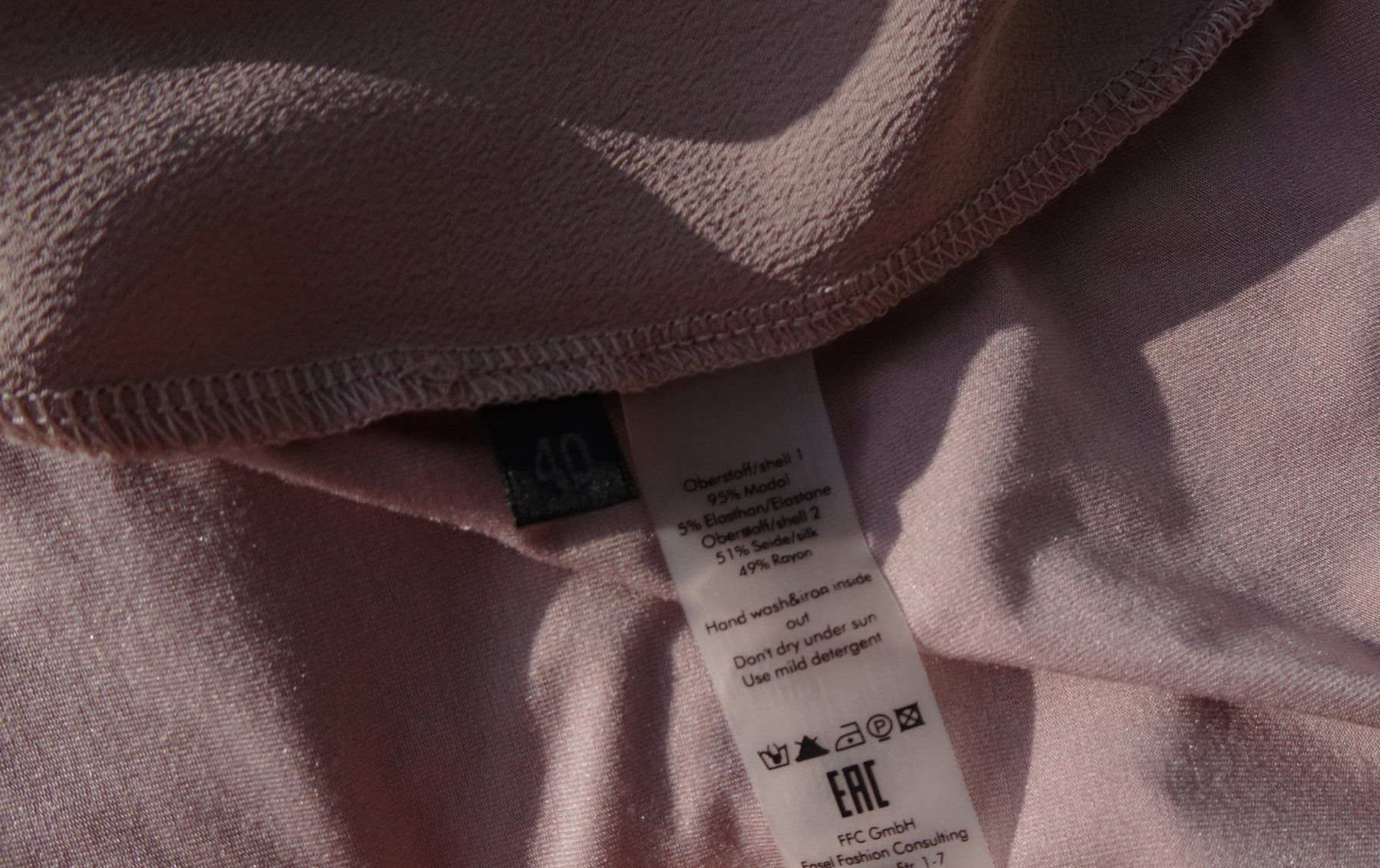 Blusen: FFC Shirt rosa altrosa Gr. 40 Seide Bluse – Gebraucht aus Winterthur von blumeblau77 3