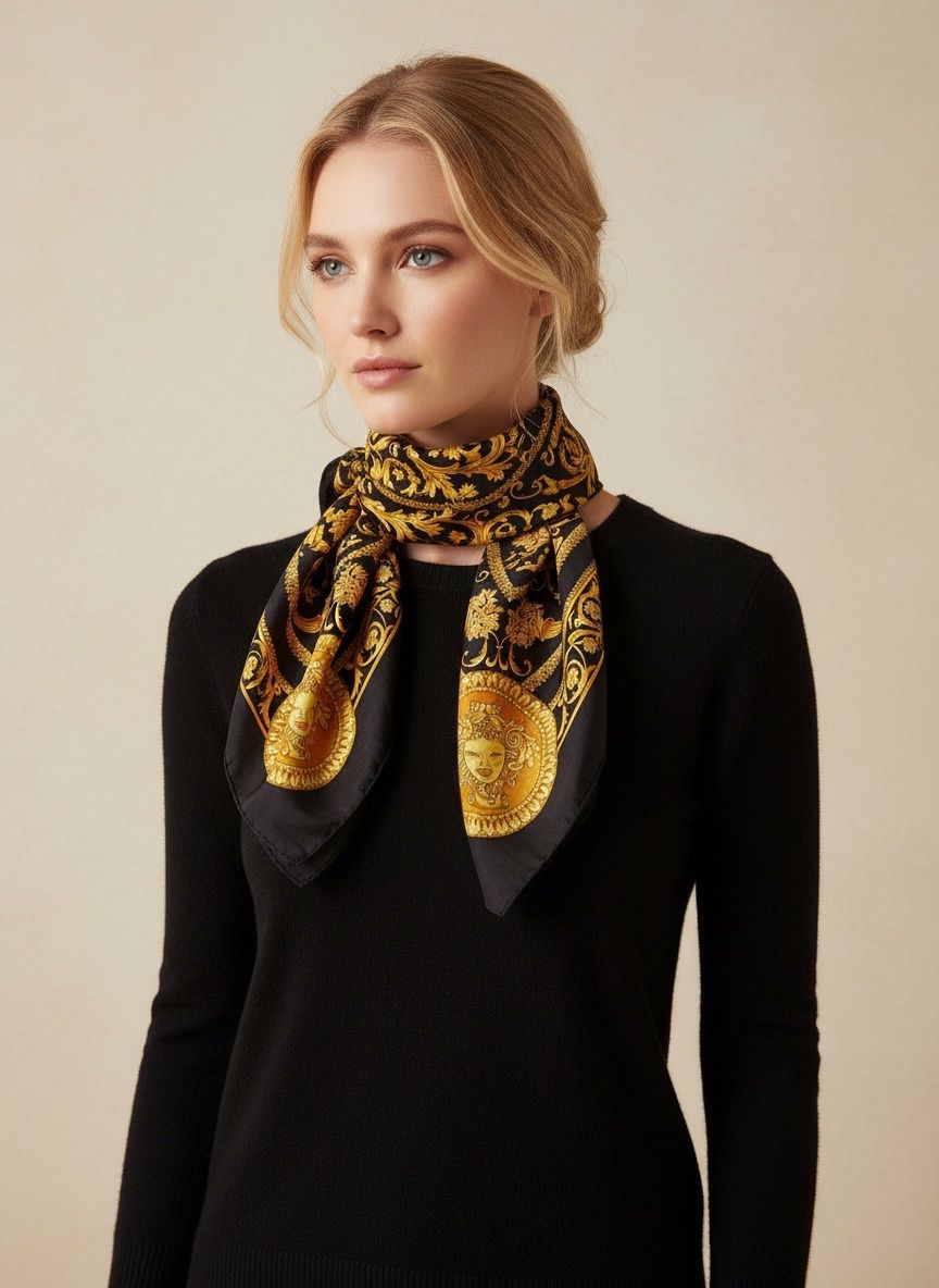 Foulards, Tücher & Schals: SILK SCARF BENETTON 75x75 cm – Gebraucht aus Kastanienbaum von swi_8n56 2