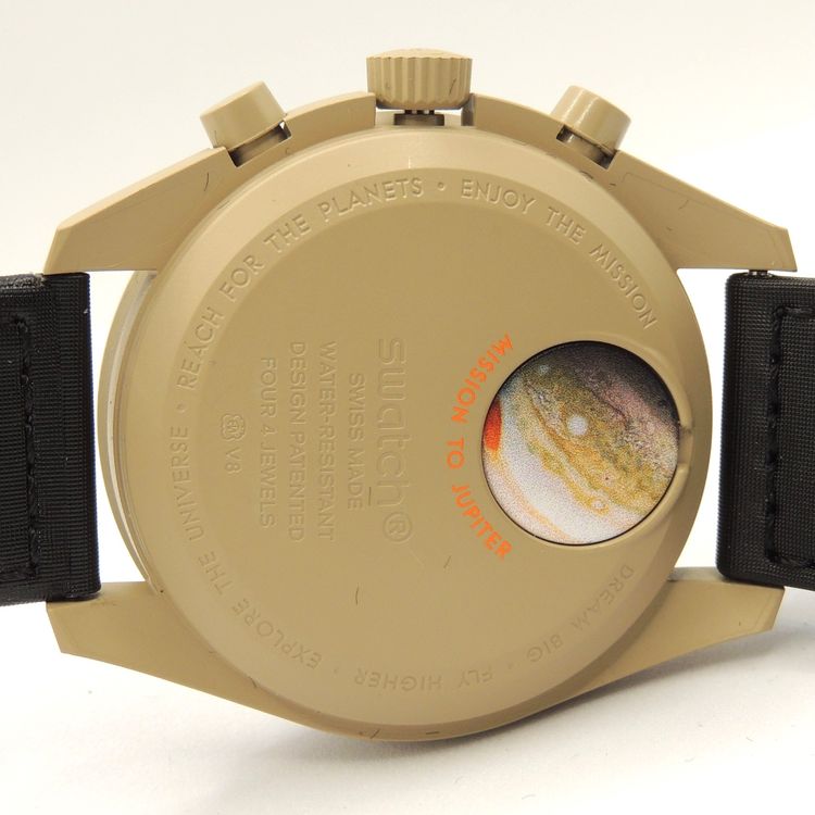 Swatch Orologi: Montre MoonSwatch Mission to Jupiter neuve – Nuovo e nell'imballaggio originale da Lausanne venduto da DuGoutetdesCouleurs 1
