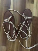 Golden lace up sandals, H&M, EUR 38, summer essential