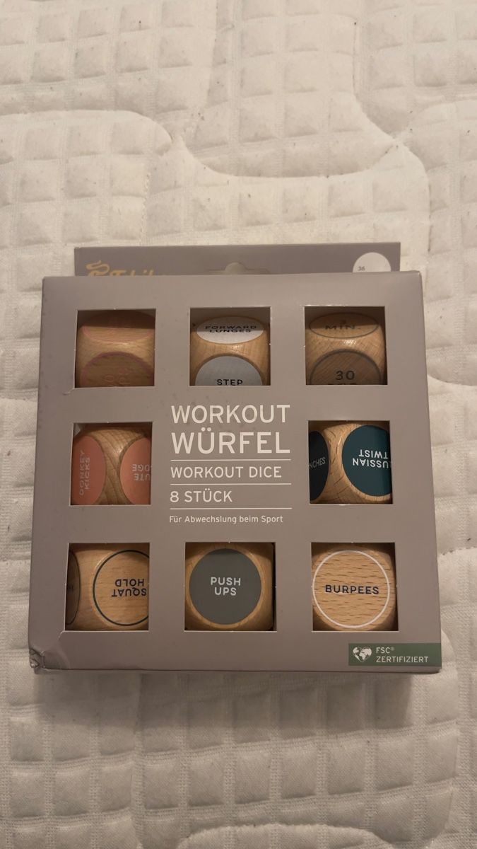 Giochi: Workout Würfel  – Nuovo e nell'imballaggio originale da Oberwil venduto da anj_gqq6