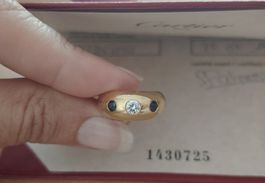 Original Cartier Ring Diamant und Saphiren ab 1 Fr!