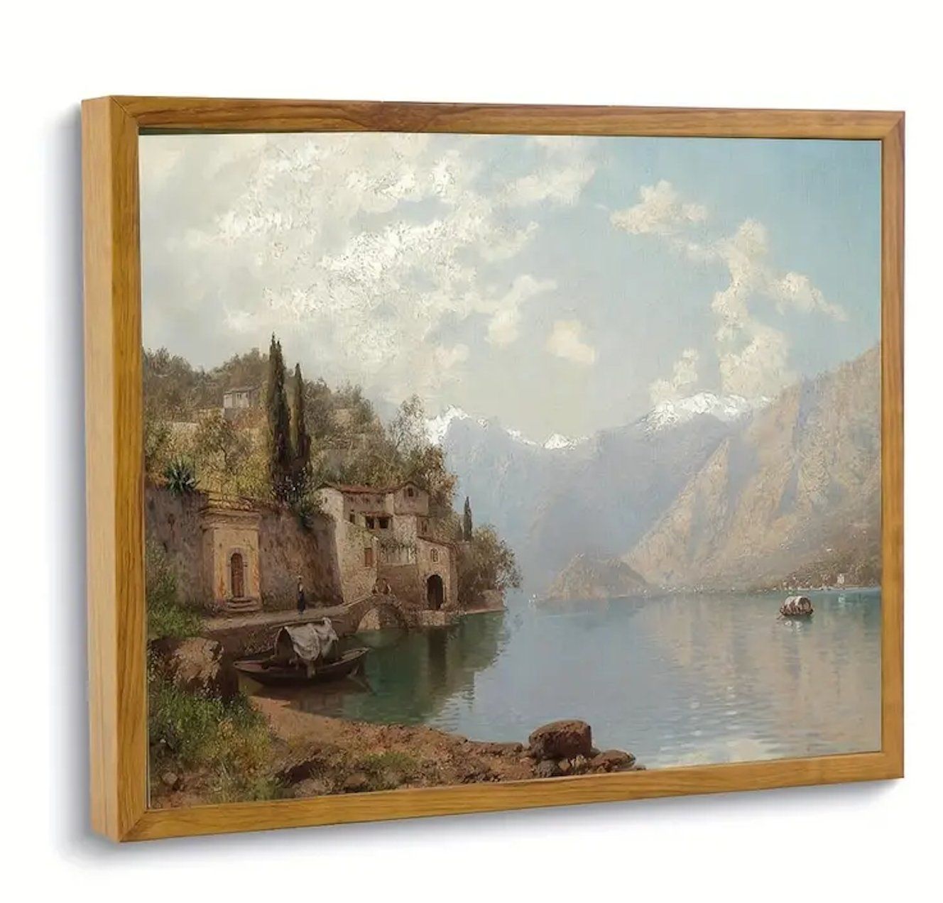 Dipinti: Beautiful lake Framed Canvas Poster – Usato da Chavannes-Renens venduto da dun_zff6