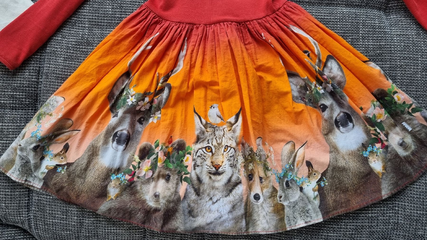 Molo Vestiti & Gonne: Molo Kleid 134-140 rot Tiere – Usato da Bad Zurzach venduto da Mfritzli 1