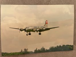 DC-4 Swiss Air Lines HB ILI 50 Jahre Transatlantik Jubiläum