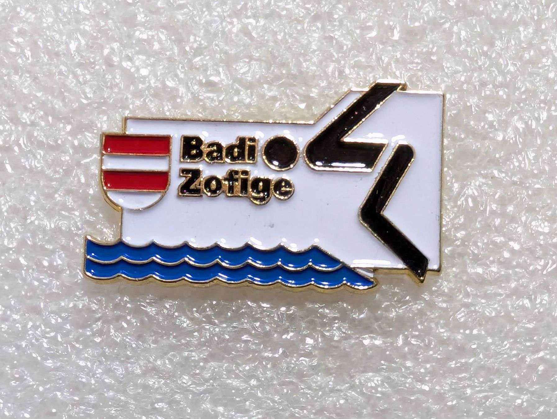 Placchette & Badge: Ansteckpin 293: Badi Zofige – Usato da Oppligen venduto da Pin-Fall-Shop