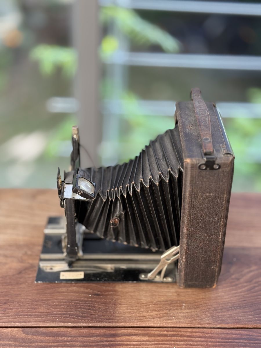 Appareil photo: Antique Folding Plate Camera with Singlo Shutter – D'occasion à Commugny par semamonfrinoli 3