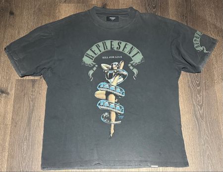 Vintage Look Represent T-Shirt - Kill for Love