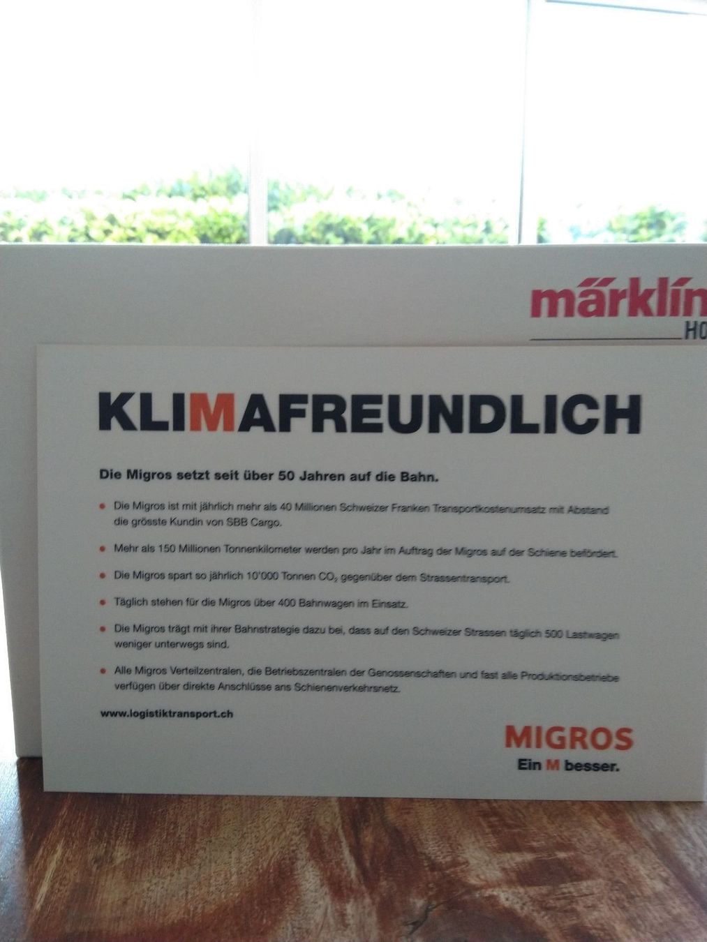 Märklin Modellini di ferrovie: Märklin Migros "Klimafreundlich" – Nuovo e nell'imballaggio originale da Hinwil venduto da Mhagi 4