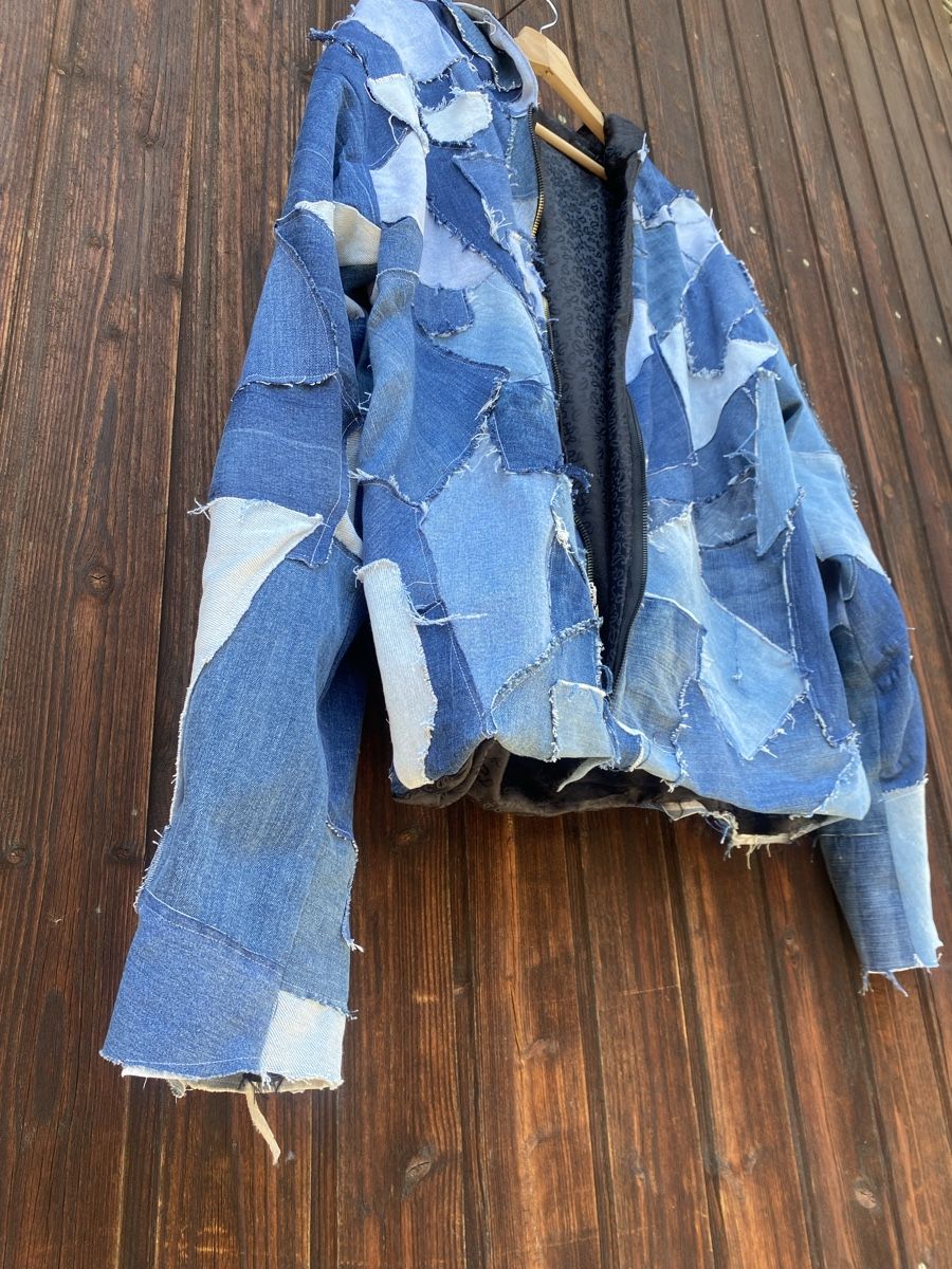 Giacche: Coole Patchwork Jeansjacke Grösse M – Nuovo e nell'imballaggio originale da lommis venduto da inf_thv8 4