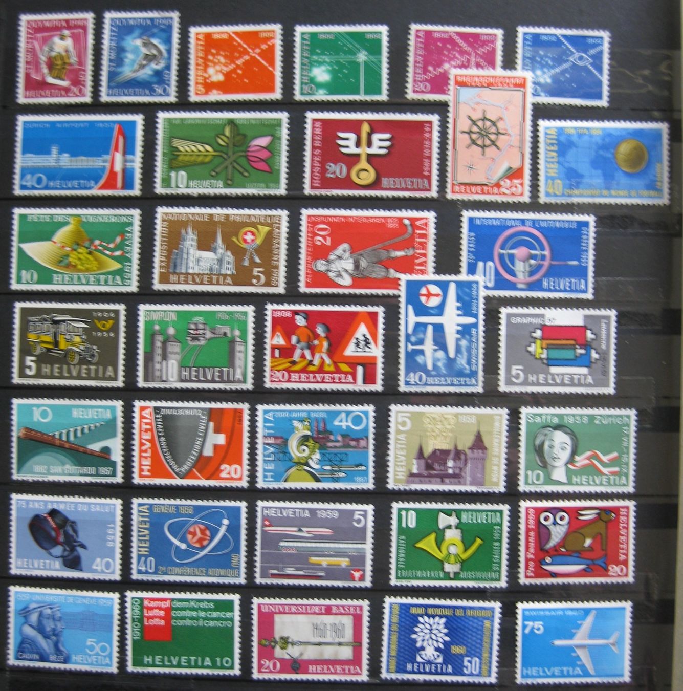 Alle Briefmarken: 1907 - 1960 Einwandfrei postfrisch ** – Neu (gemäss Beschreibung) aus Frauenfeld von Interessent1 1