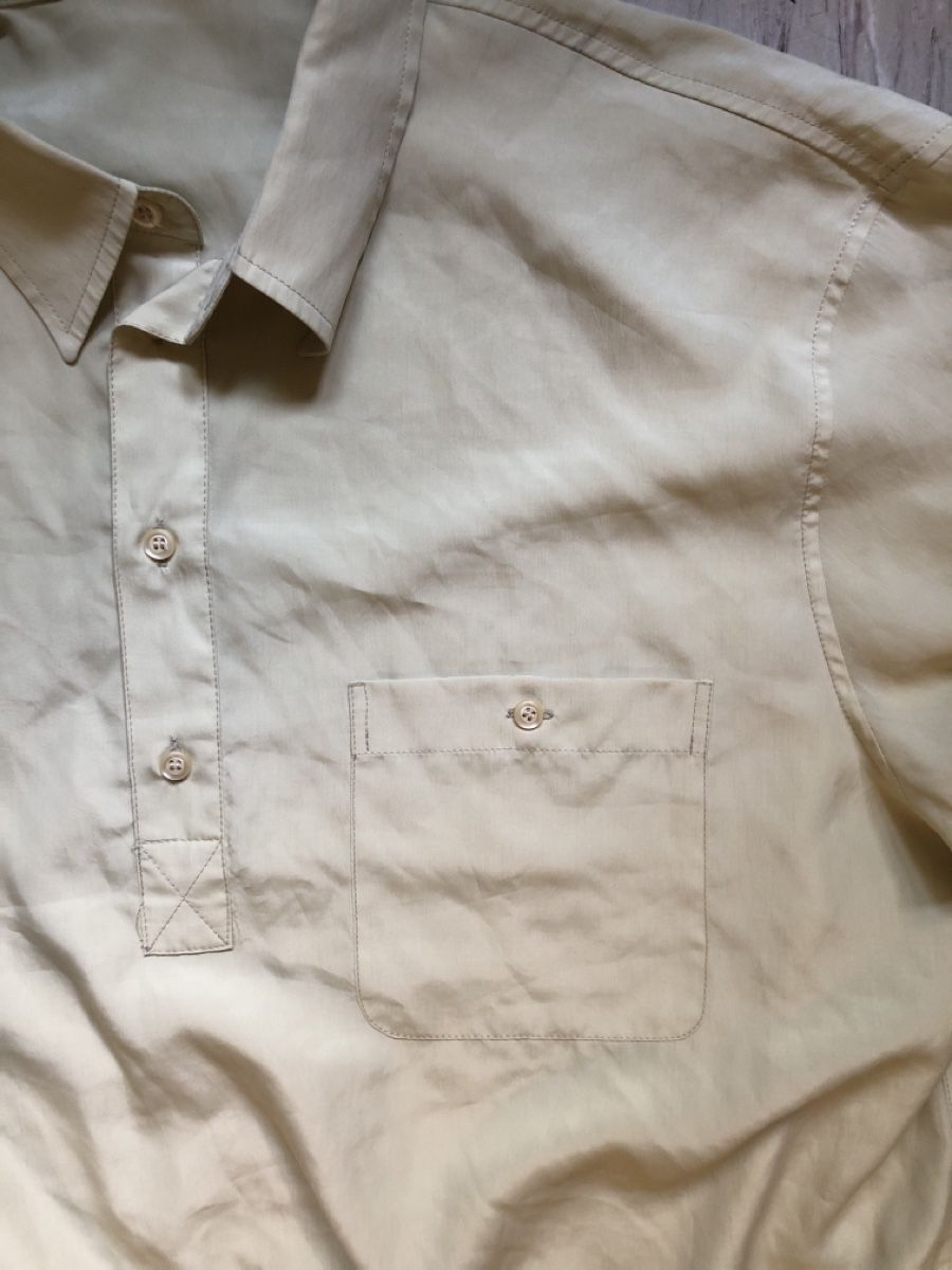 Blusen: Vintage Bluse/Hemd // seidenfeeling / hellgelb – Gebraucht aus Zürich von aurelia_nater 2