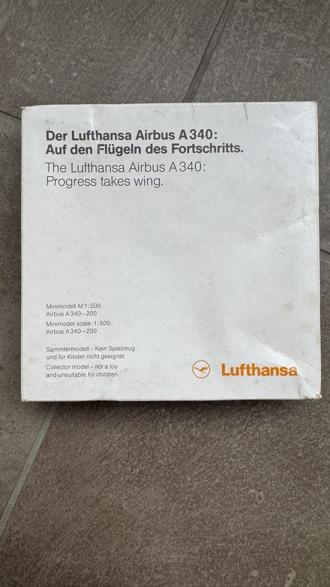 Airbus Modellbausätze & Standmodelle: Airbus A340-200 au 1:500 – Neu und originalverpackt aus Saillon von Tom78vs 4