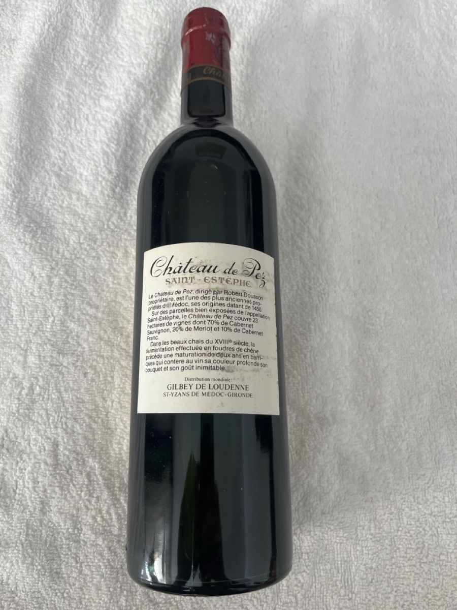 Vins: Rotwein Château de Pez Saint-Estèphe 1981 – Neuf avec emballage d'origine à Gockhausen par London95 8