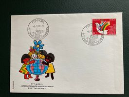 FDC Internat. Jahr des Kindes (PTT-Mobil ET vom 6.9.1979)