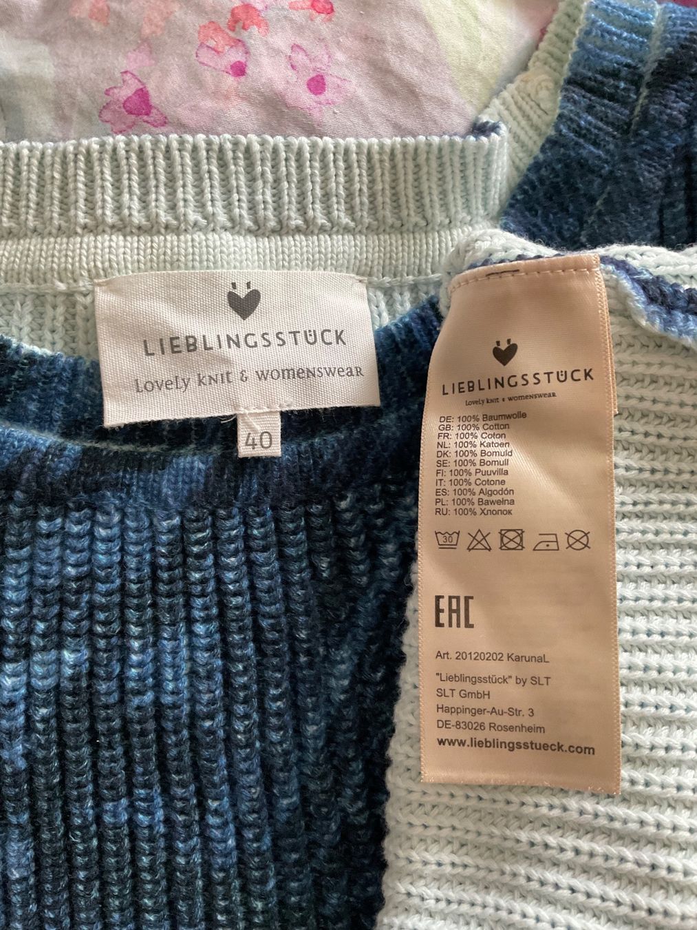 Lieblingsstück Maglioni & Felpe: Pullover von LIEBLINGSSTÜCK Oversize Gr 40 blau neuwertig – Nuovo (secondo la descrizione) da Urdorf venduto da alda02 6