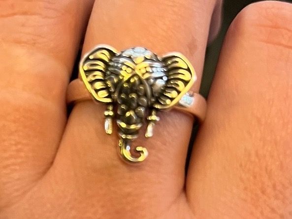 Anelli: Ring (One size) mit Elefant, Nr. 52 – Nuovo (secondo la descrizione) da Gams venduto da Mariawicca 3