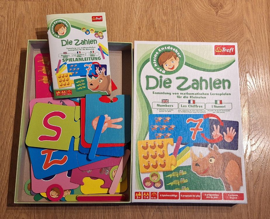 Trefl - Die Zahlen - Lernspiele für Kinder von 3-4 Jahren (Gebraucht