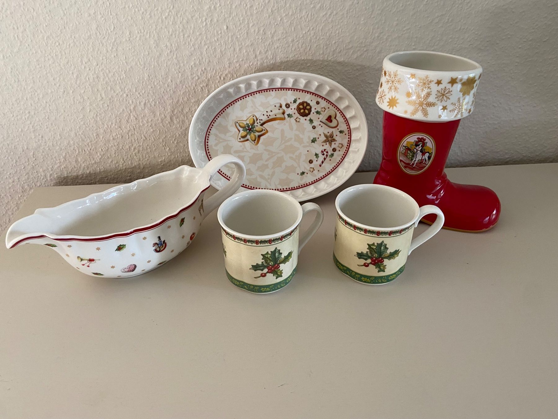 Villeroy & Boch Set di piatti: Villeroy & Boch Weihnachtsgeschirr – Usato da Muttenz venduto da nataschasia