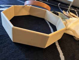 Rahmen mit Fellen und Schnüren Bastelset Holz Neu