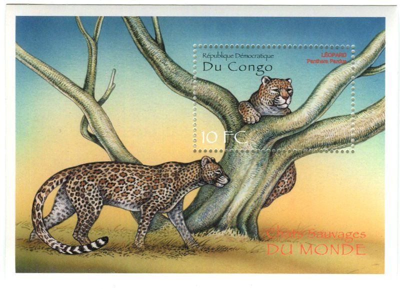 Alle Briefmarken: Block "Leopard". Kongo – Neu und originalverpackt aus Basel von Butsch5