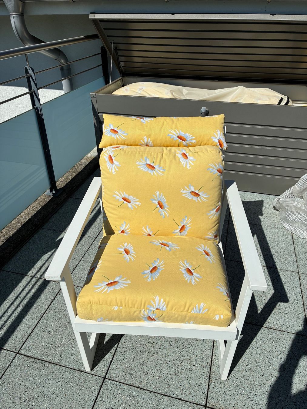Set di tavolo e panche: Gartenlounge mit Granittisch – Usato da Rain venduto da Waro5152 2