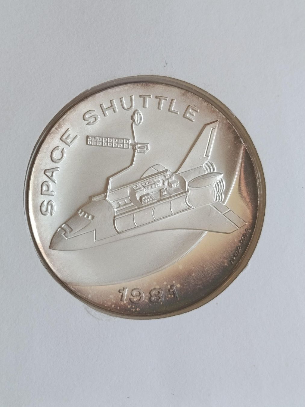 Médailles: Numisbrief Space Shuttle 1981 mit Silbermedaille ab 1 Fr. !! – D'occasion à Luzern par Vreneli_1 2