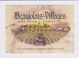 Etikette - Beaujolais-Villages /bd