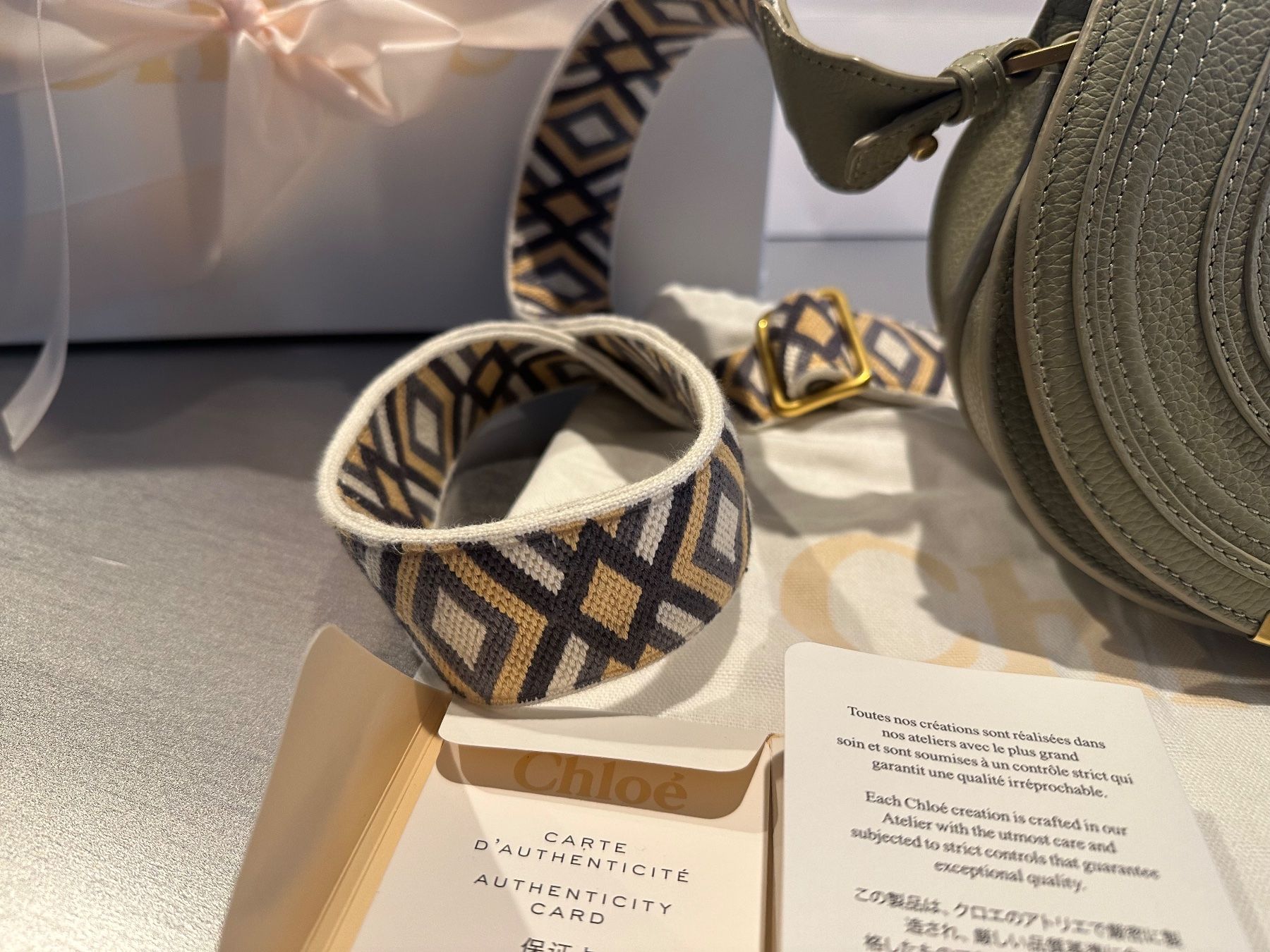 Chloé Taschen für Damen: Chloé Marcie Special Edition Slate Green – Neu (gemäss Beschreibung) aus Flims Dorf von Specials 3