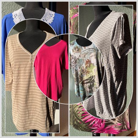 Gr XL Damen Paket Set Lot plus Size Basic trendy Mode