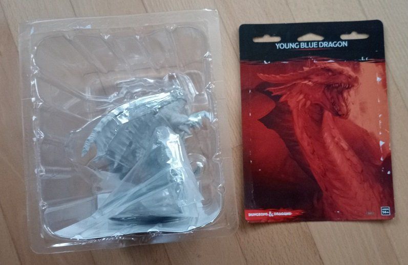 Figuren: Dungeons & Dragons Miniatures - Young Blue Dragon, unbemalt – Neu (gemäss Beschreibung) aus Alberswil von  2
