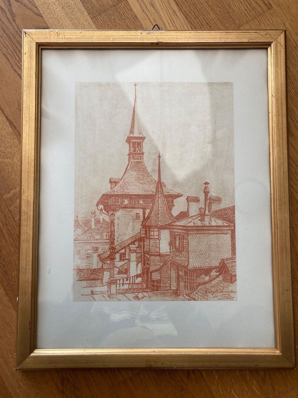 Dipinti: Zytglogge Turm Bern 1908 von Adolf Tièche – Usato da Samstagern venduto da roger039