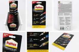 10x Pattex Reparatur-Set 3-teilig | Sekundenkleber + Repair