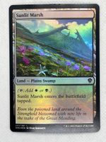 Sunlit Marsh Foil DMU Magic the Gathering, Top Zustand!