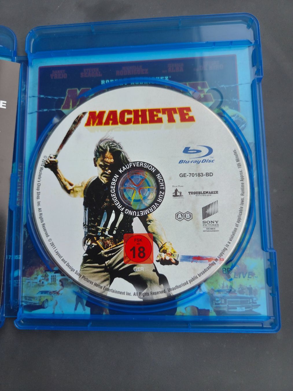 Tutti i DVDs: 🎬 Machete (Blu-ray) – Usato da Aldesago venduto da lusuardi 2