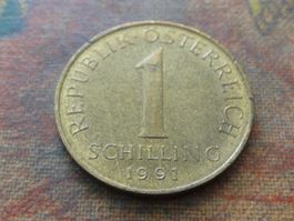 AUTRICHE  1  Schilling  1991
