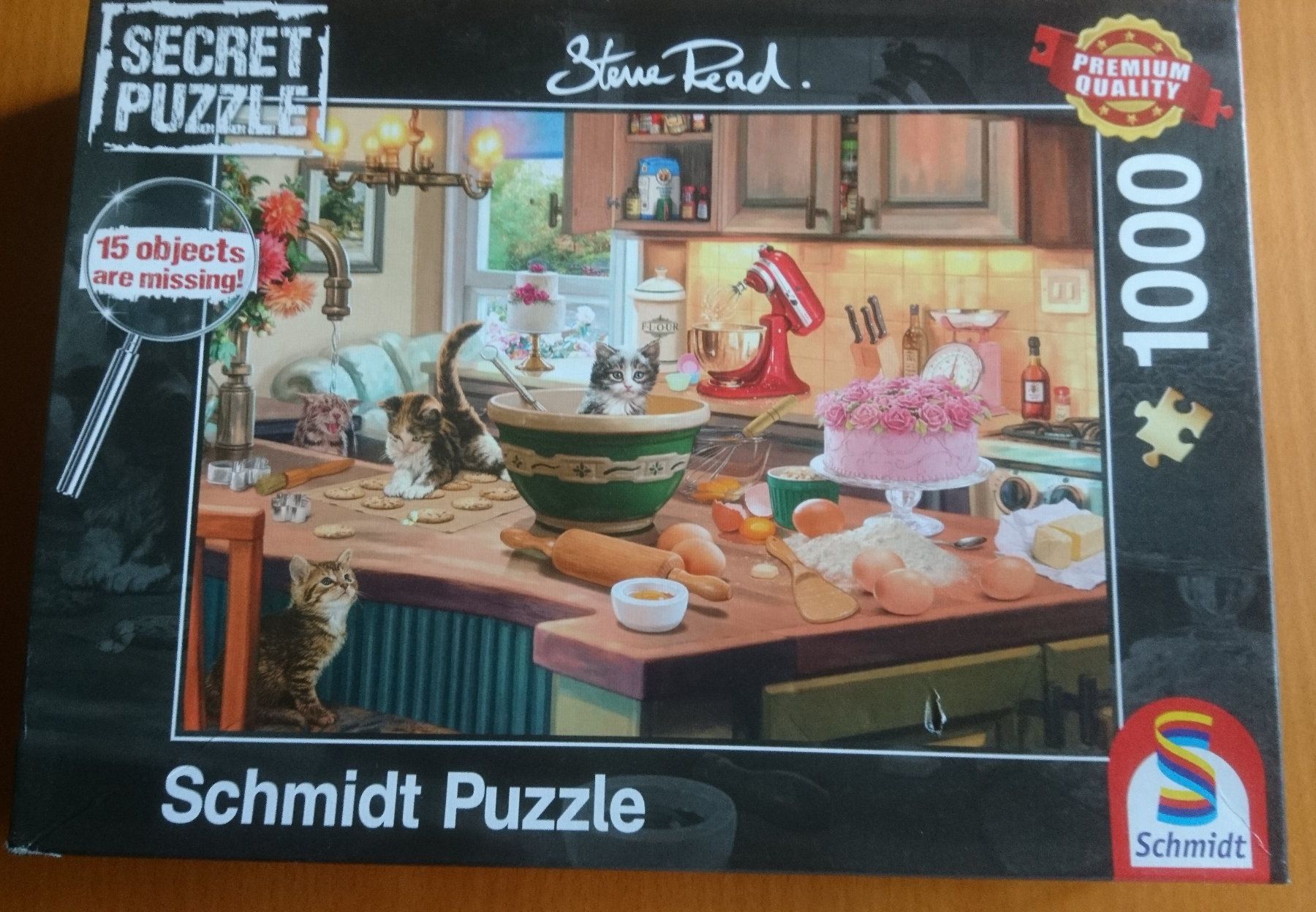 Puzzles: Schmidt Puzzle 1000 Teile Steve Read Secret Puzzle – Gebraucht aus Schüpfen von ardiphne